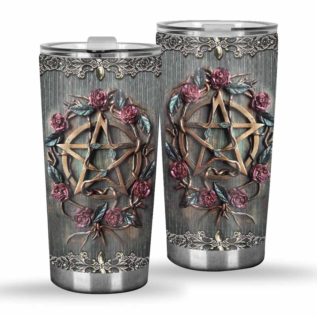 Mystical Witch 3D Pattern Printed Tumbler