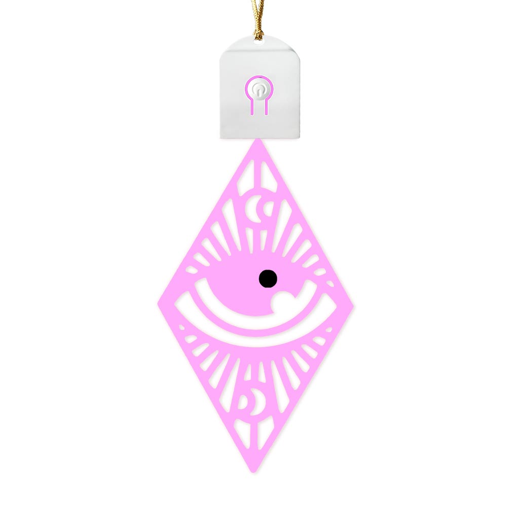 All Seeing Eyes - Christmas Witch Shaped Led Acrylic Ornament