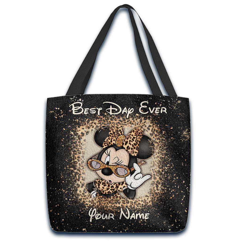 Best Day Ever Lovely Mouse Ears - Personalized Mouse Tote Bag