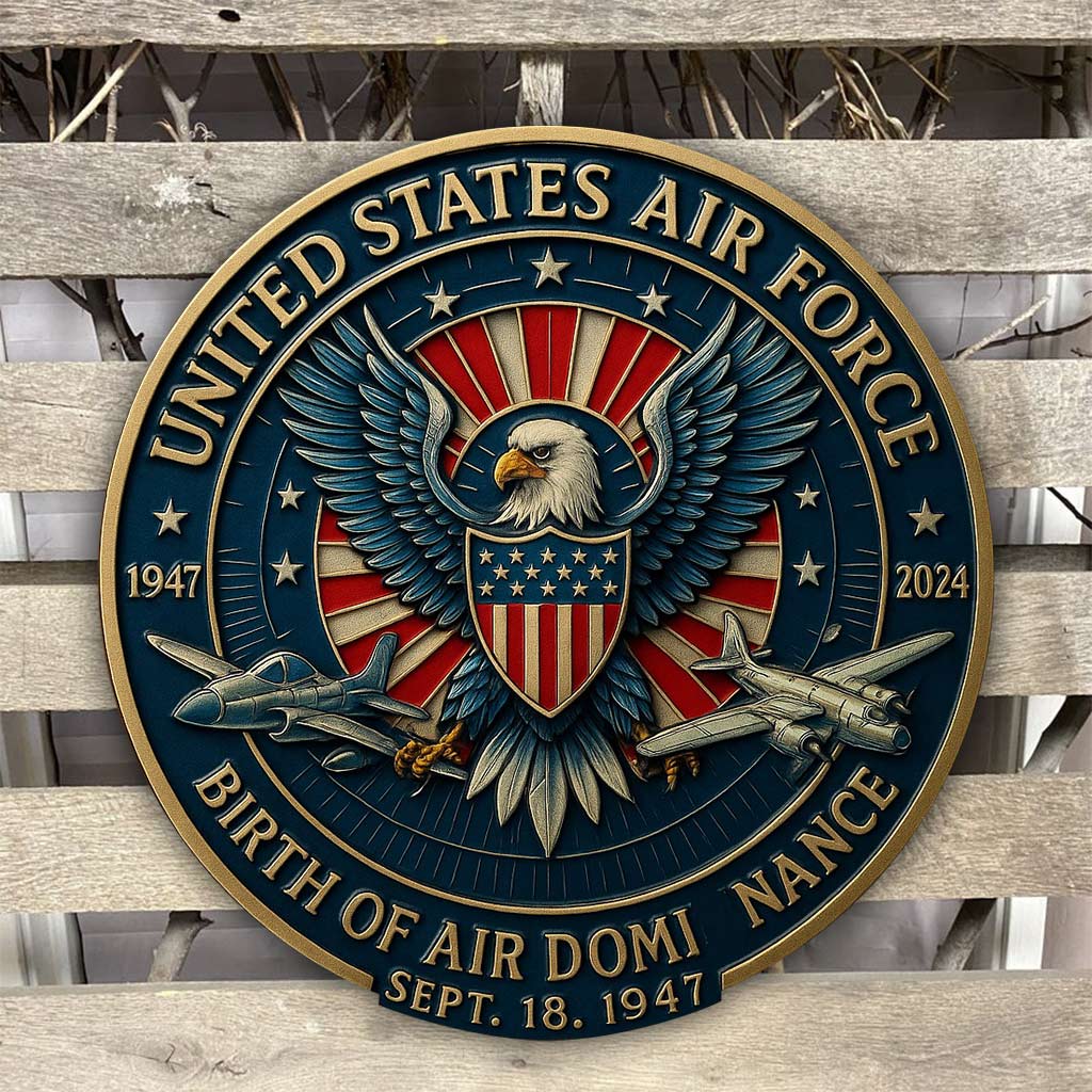 Strong Eagle - Veteran Cut Metal Sign