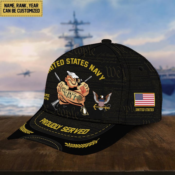 Proud Veteran - Personalized Veteran Classic Cap