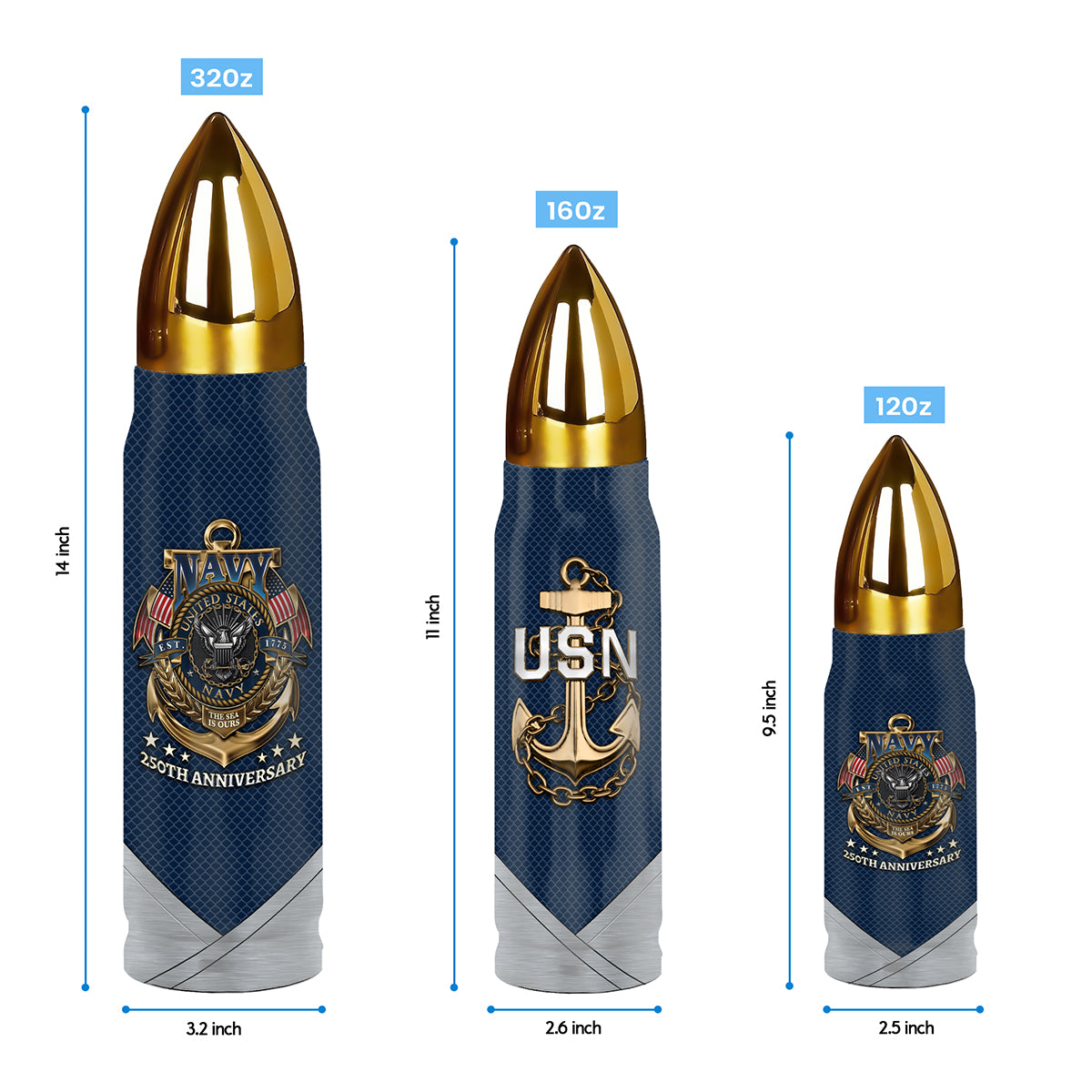 All Gave Some - Personalized Veteran Bullet Tumbler