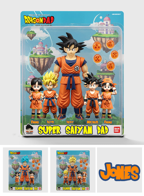 Super Dad - Personalized Seven Balls Custom Shaped Acrylic Plaque