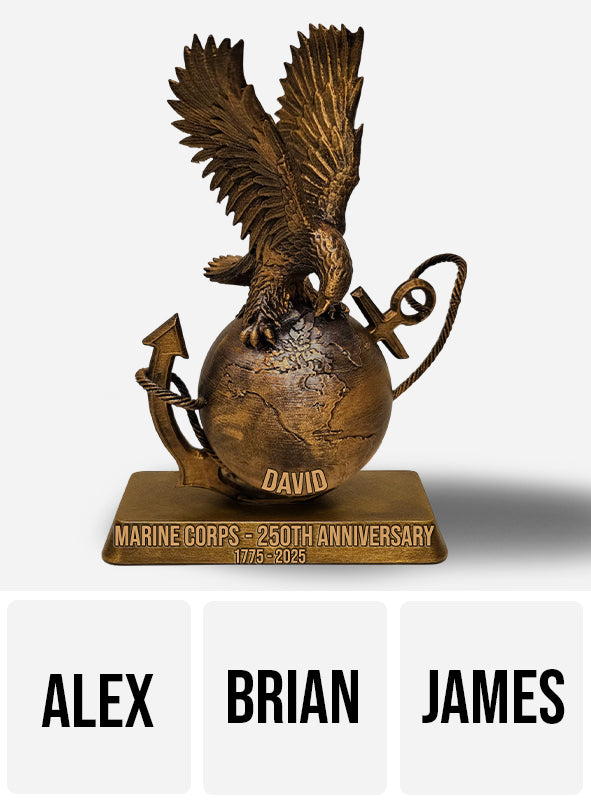 250th Anniversary - Personalized Veteran Custom Shaped Acrylic Plaque