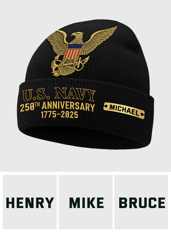 250th Anniversary - Personalized Veteran Beanie Hat
