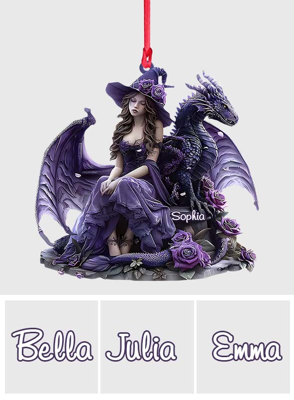 Heart Of A Dragon - Personalized Witch Ornament