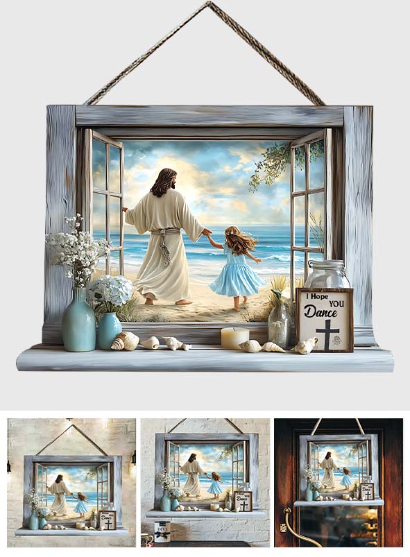 I Hope You Dance - Christian Custom Shaped Wood Sign