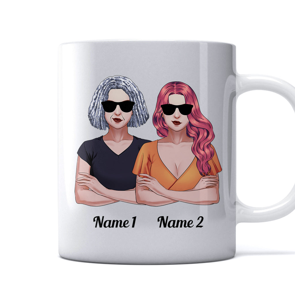 Like Mother Like Daughter Oh Crap - Personalized Mother Mug