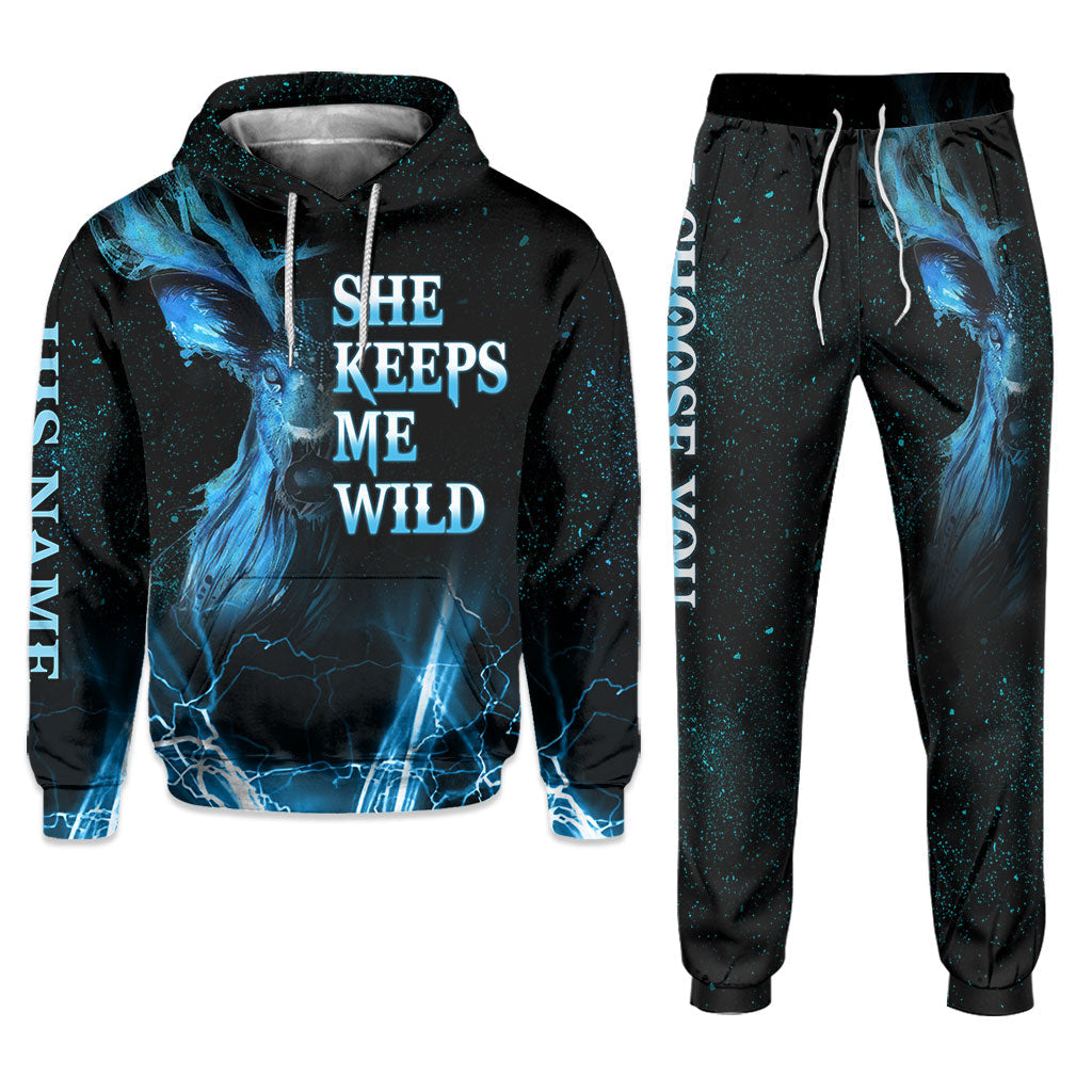 Hunting Couple - Personalized Couple Hunting Hoodie and Sweatpants