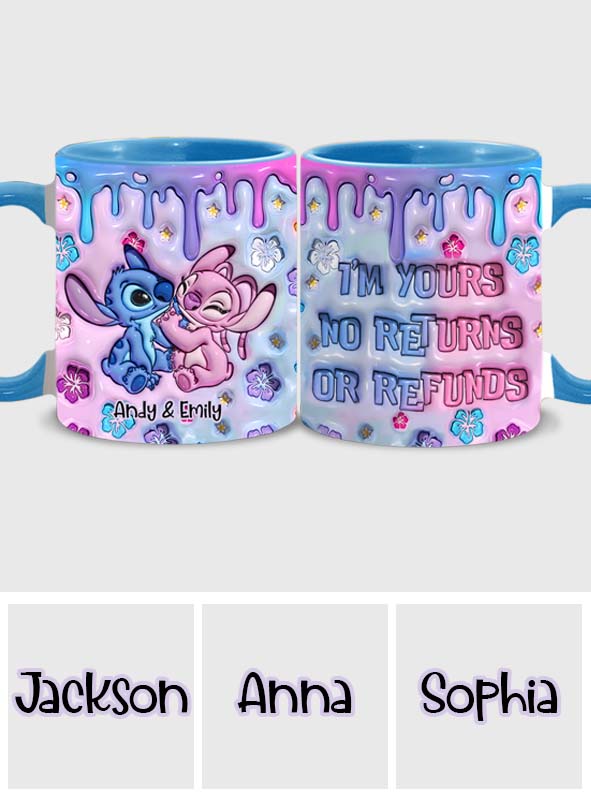 I'm Yours No Returns - Personalized Ohana Accent Mug