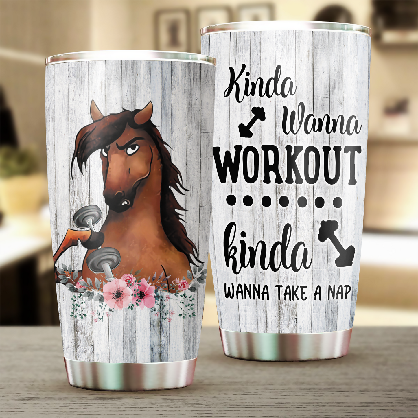 Kinda Wanna Horse Tumbler 0523