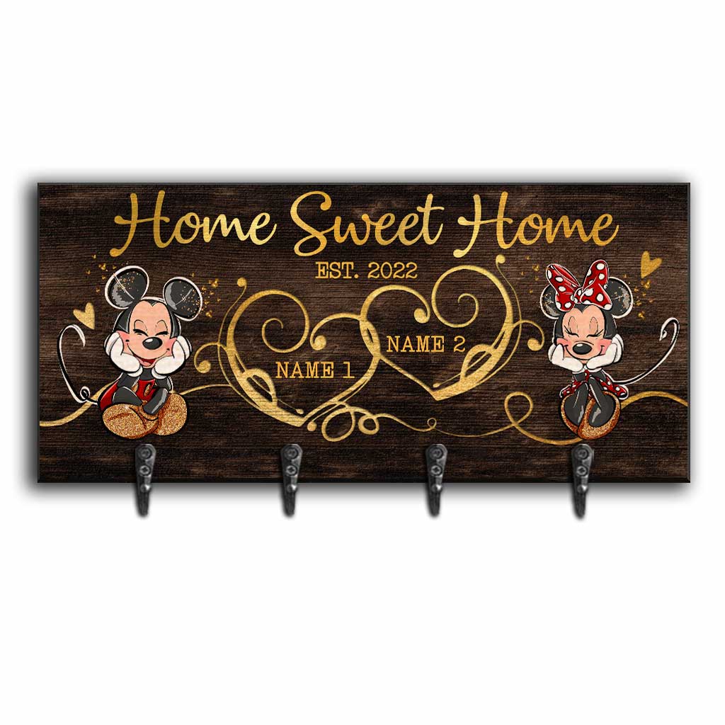 Home Sweet Home - Personalized Mouse Key Rack