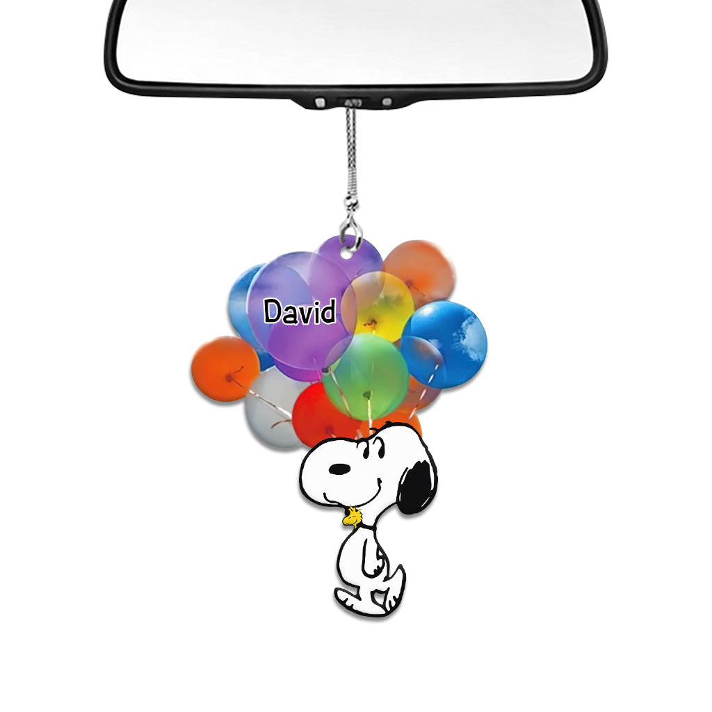 Happy Life - Personalized Car Ornament