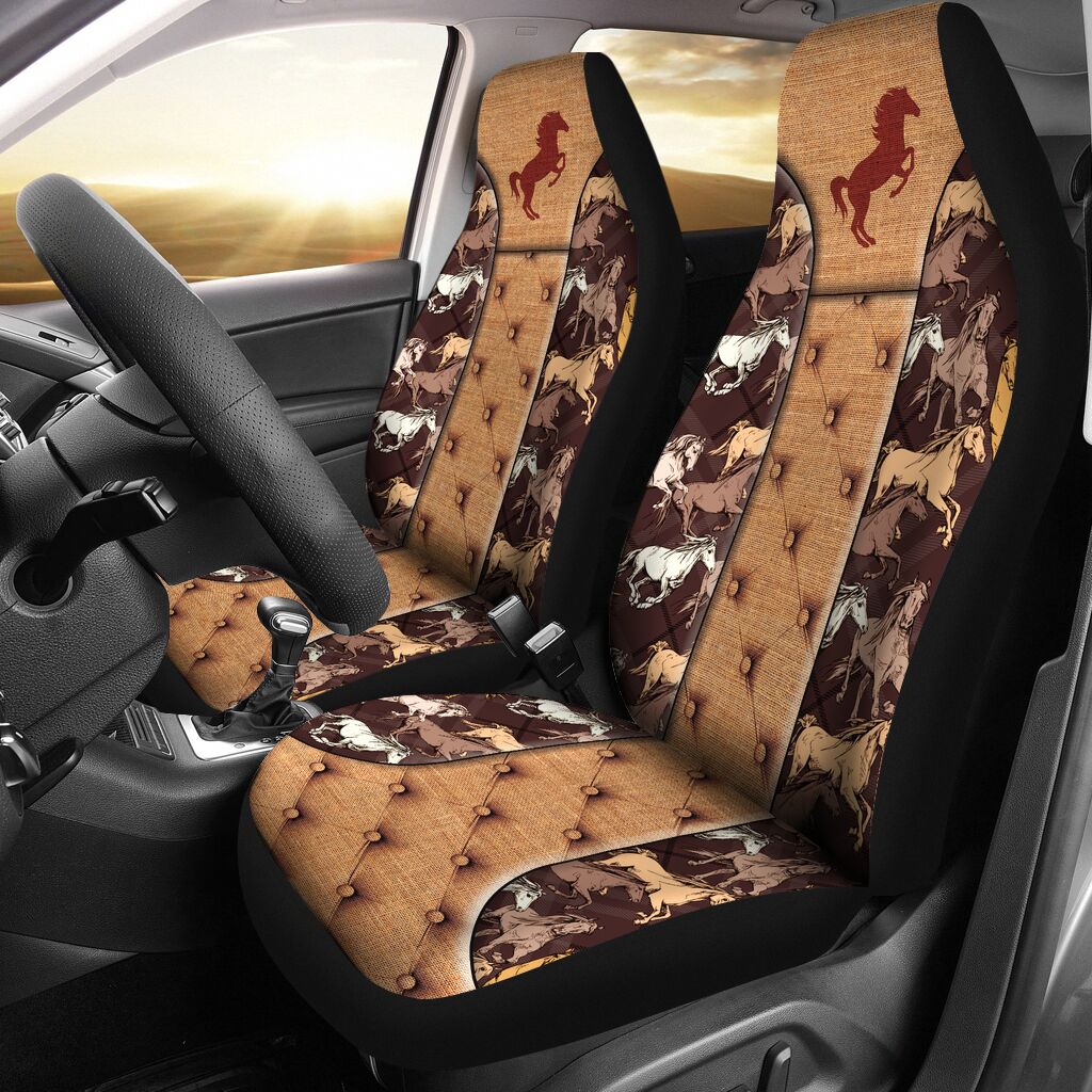 Horse 3D Print Horse Seat covers 0523
