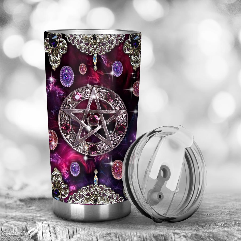 Divine Witch - Tumbler With 3D Pattern Print