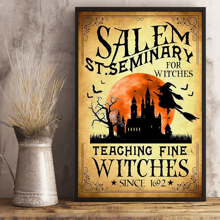 Salem St Seminary for Witch Witch Poster