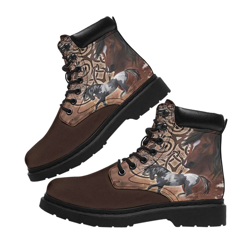 Brown Horse Lover - Horse All Season Boots 0921