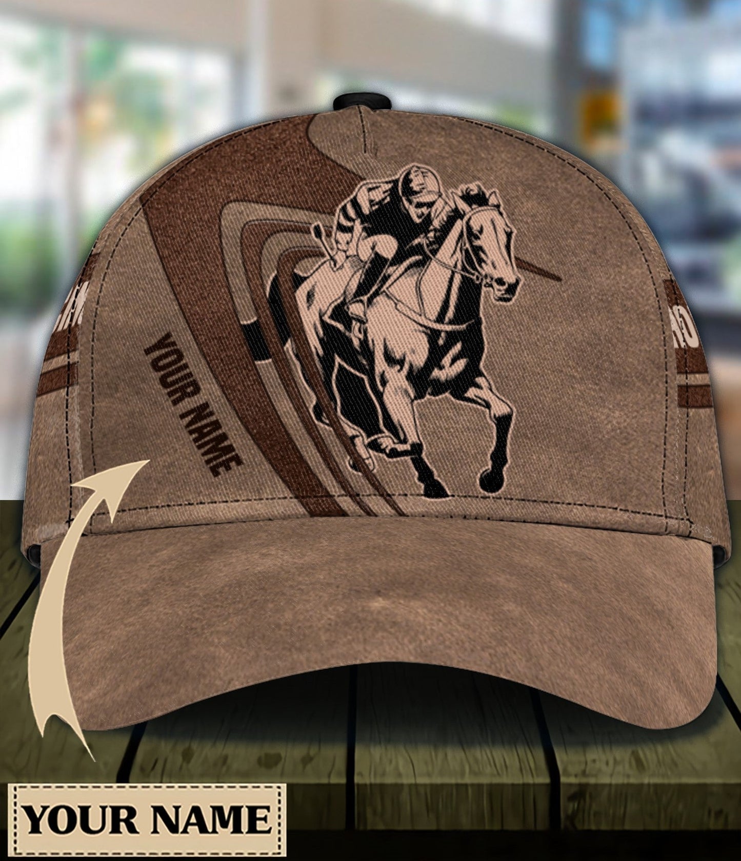 Horse Racing Personalized Horse Classic Cap 0523