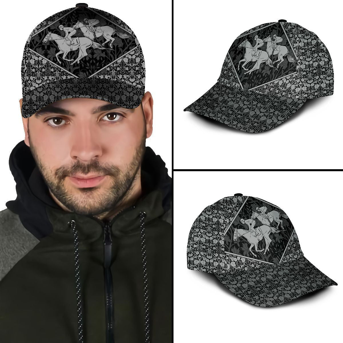 Horse Racing Horse Classic Cap 0523