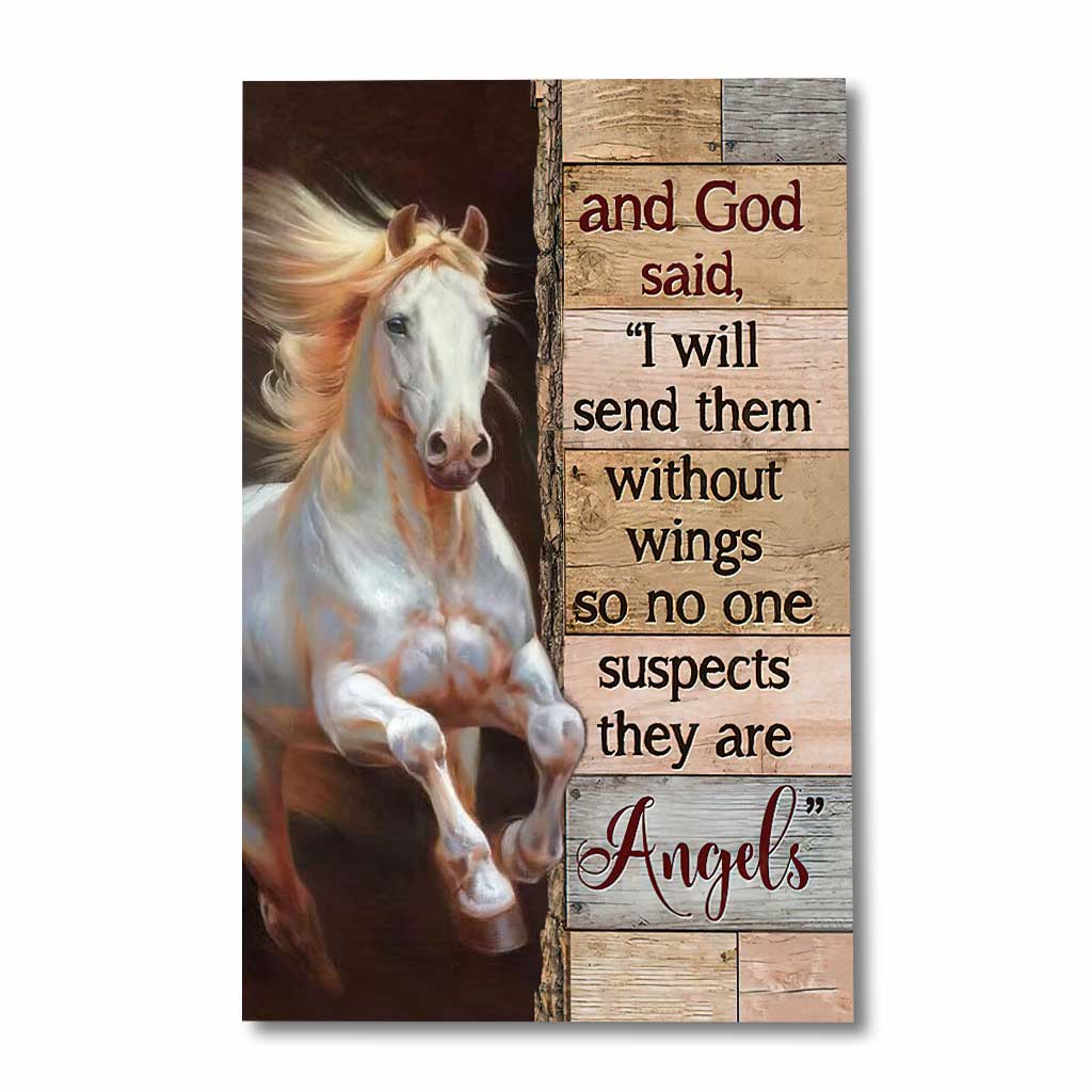 They Are Angels - Horse Poster