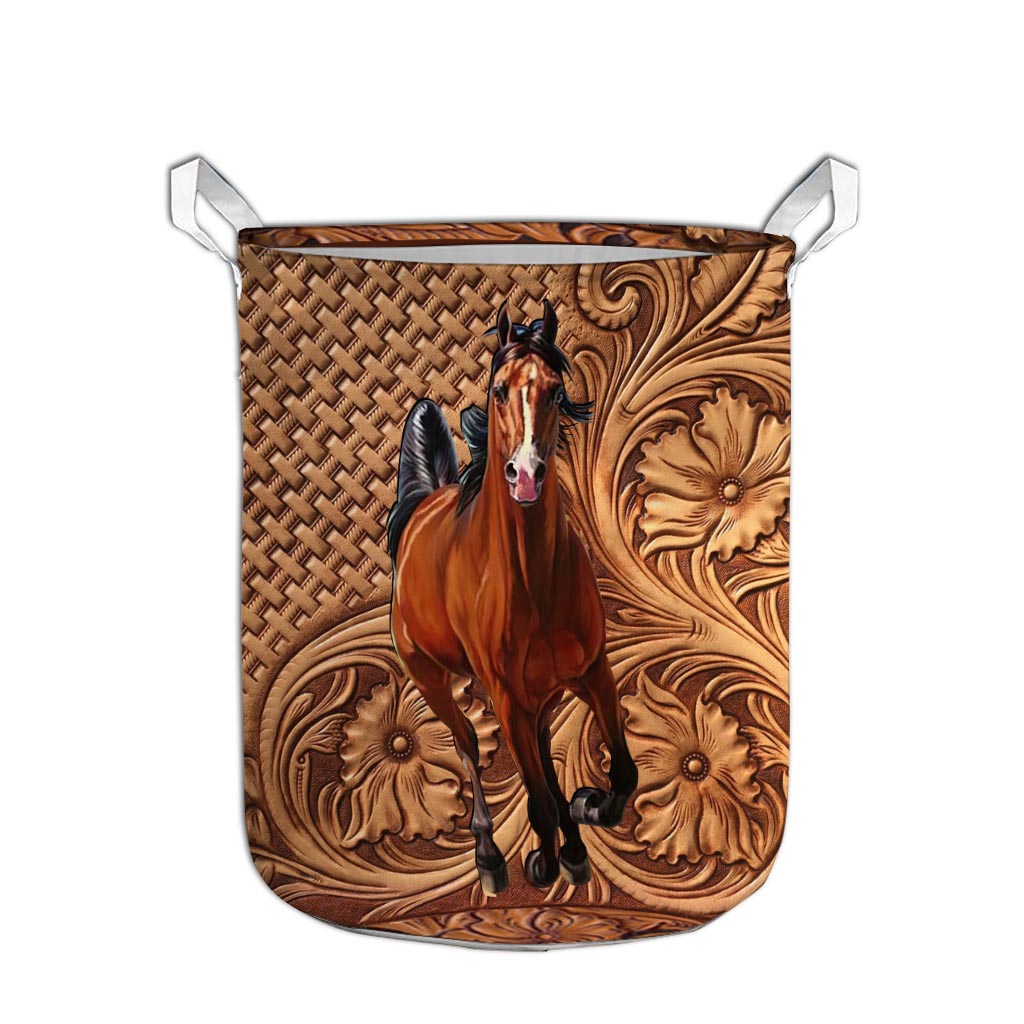 Love Horses Horse Storage Basket 0622
