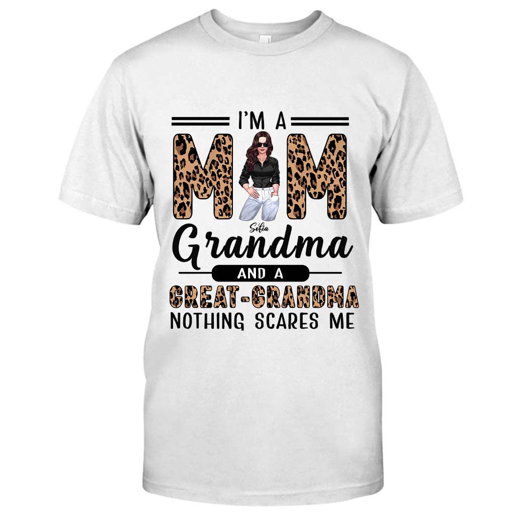 I'm A Mom A Grandma And A Great Grandma - Personalized T-shirt and Hoodie