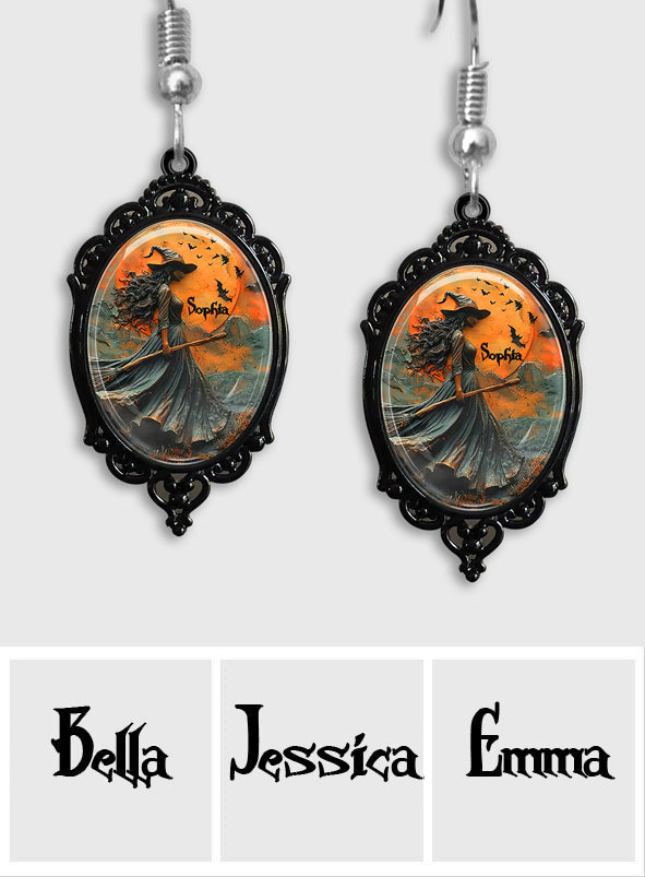 Beautiful Witch - Personalized Witch Earrings