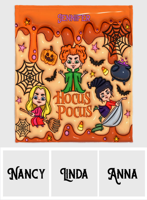 The Sanderson Sisters - Personalized Three Witches Blanket
