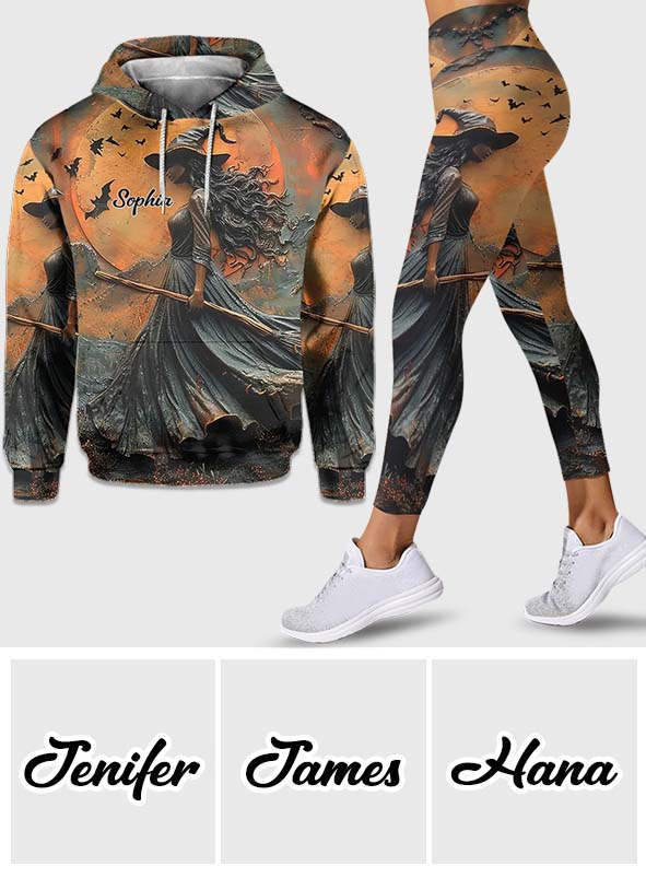 Beautiful Witch - Personalized Witch Hoodie and Leggings