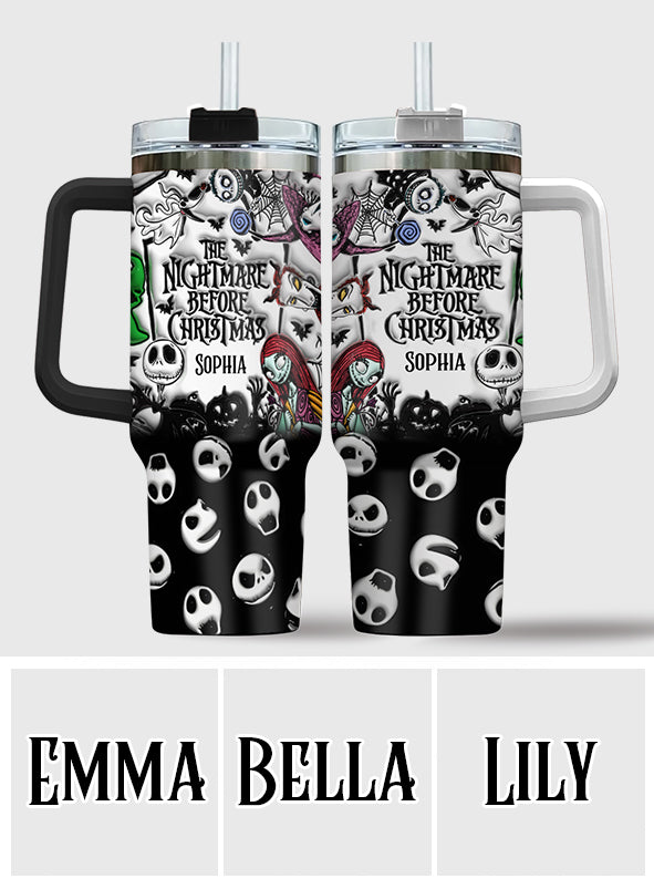 The Nightmare - Personalized Nightmare Tumbler With Handle