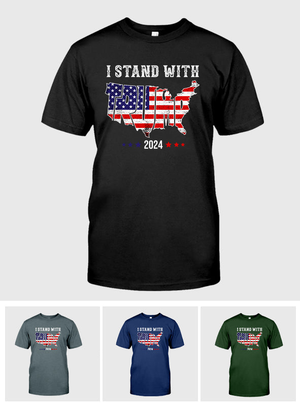 I Stand With Trump - T-shirt And Hoodie