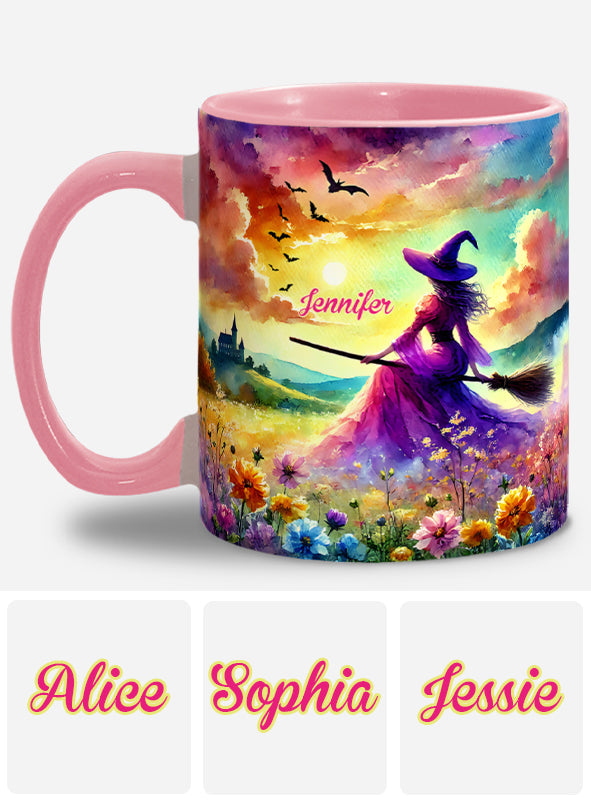 Beautiful Witch - Personalized Witch Accent Mug