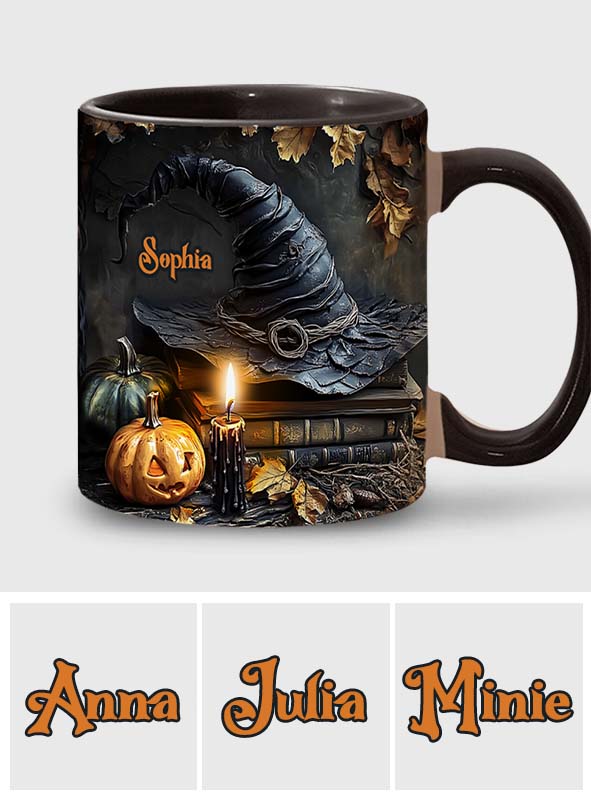 A Witch's Autumn Ritual - Personalized Witch Accent Mug