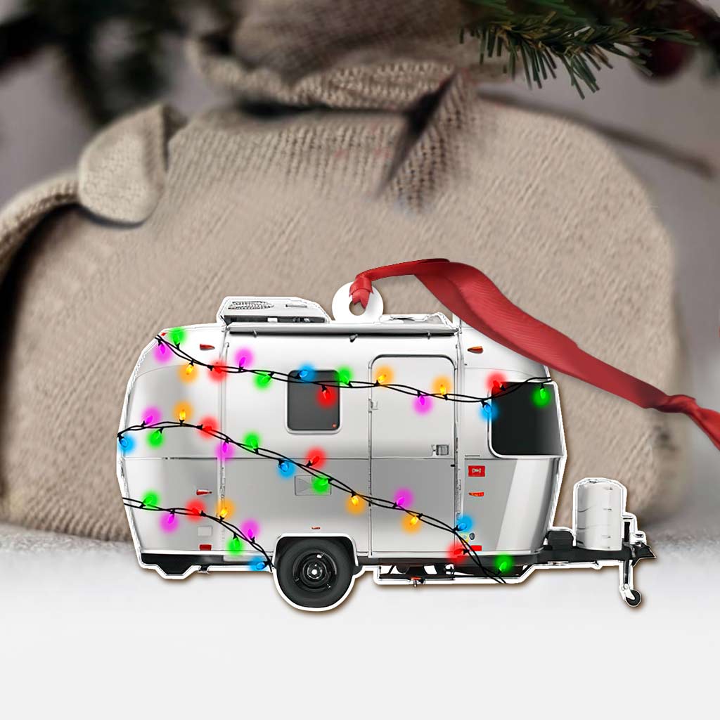 Camping Items Collection - Christmas Camping Ornament (Printed On Both Sides)