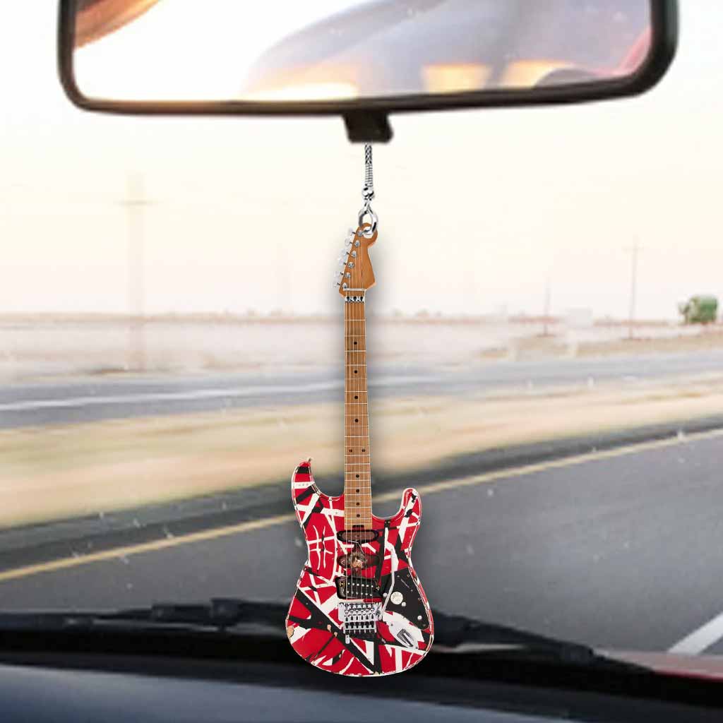 Love Guitar Car Ornament (Printed On Both Sides) 062021