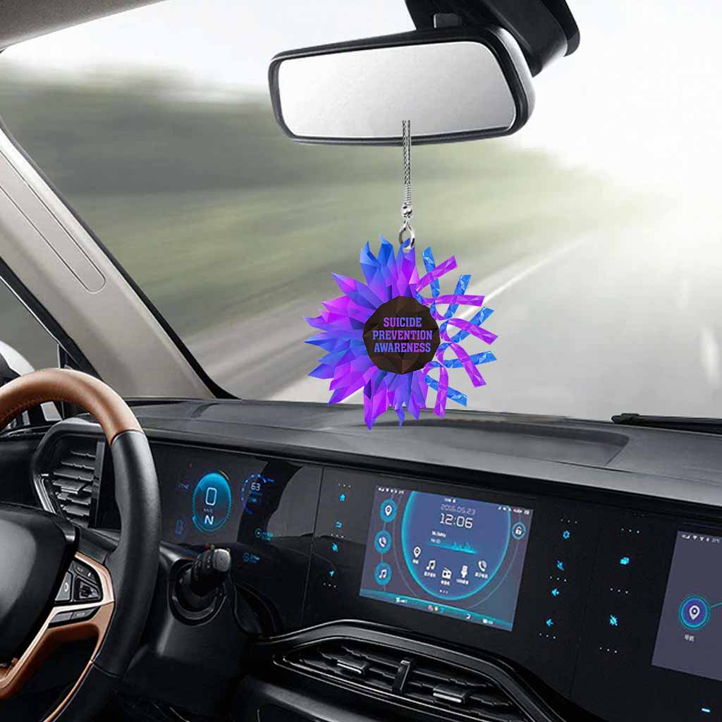 Choose Life - Suicide Prevention Car Ornament (Printed On Both Sides)