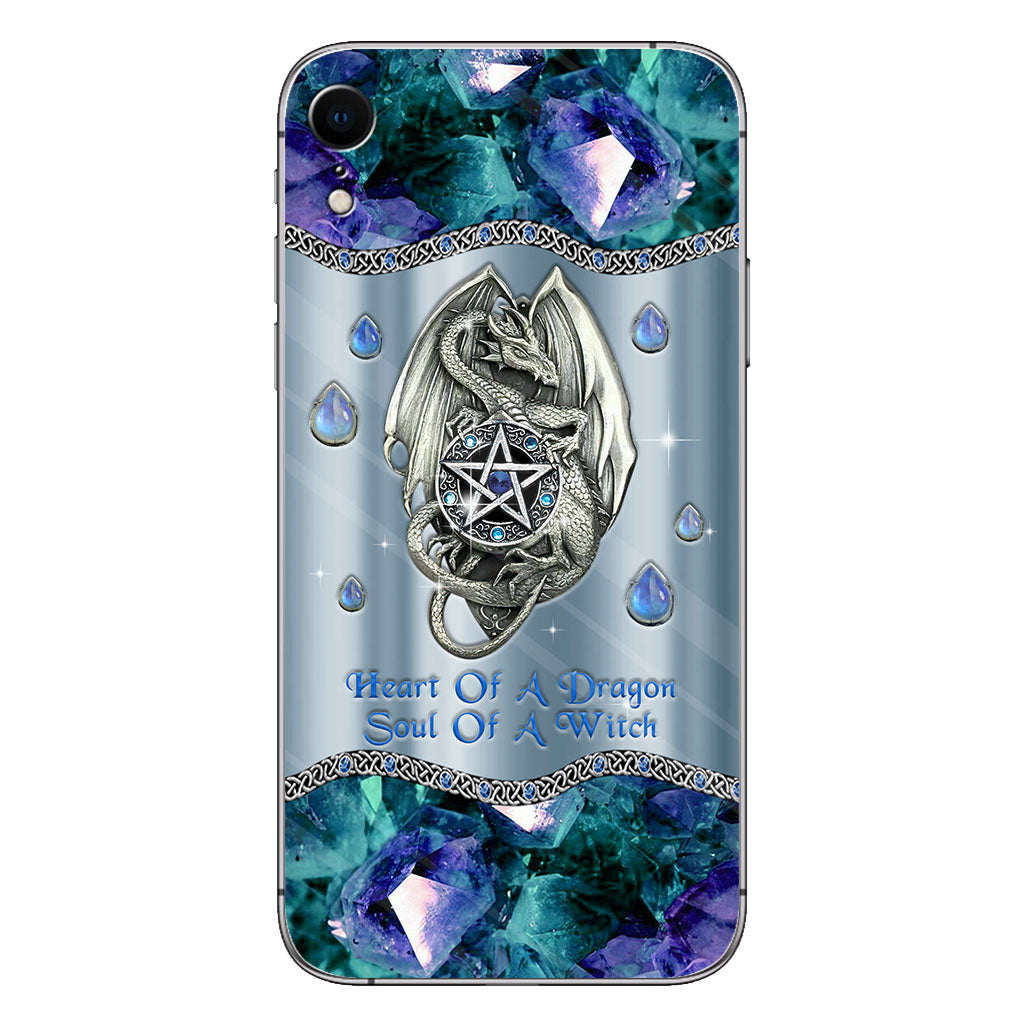 Heart Of A Dragon Soul Of A Witch 3D Pattern Print Phone Case