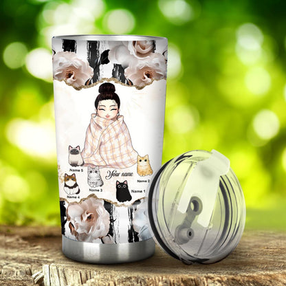 Cat Mom - Personalized Tumbler