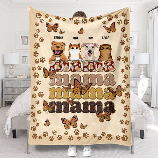 Best Mama Ever - Personalized Mother's day Dog Blanket