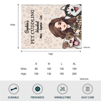 Pet Cuddling blanket - Personalized Cat Blanket