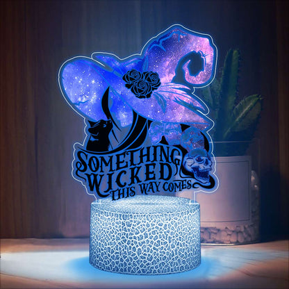 Something Wicked This Way - Witch Shaped Plaque Light Base