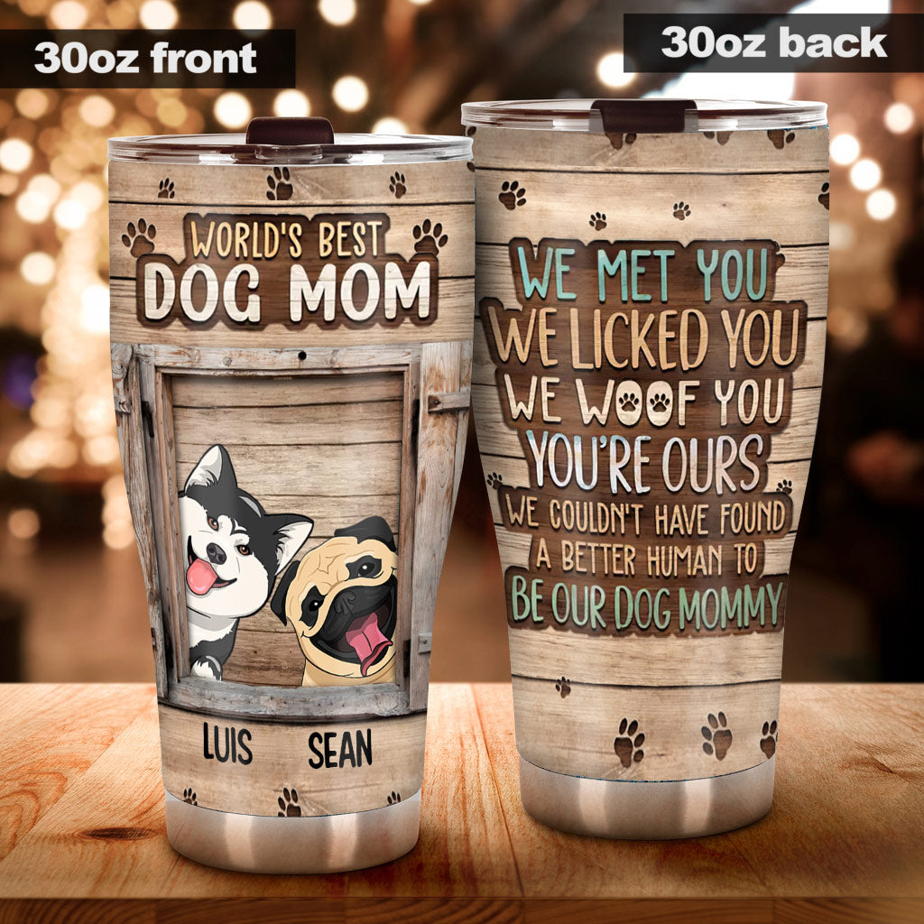 I Woof You You're Mine - Personalized Dog Tumbler