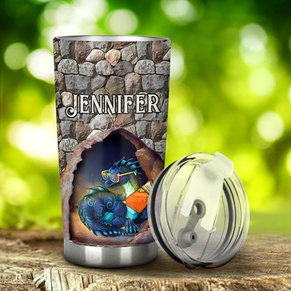 Love Reading Books - Personalized Book Tumbler