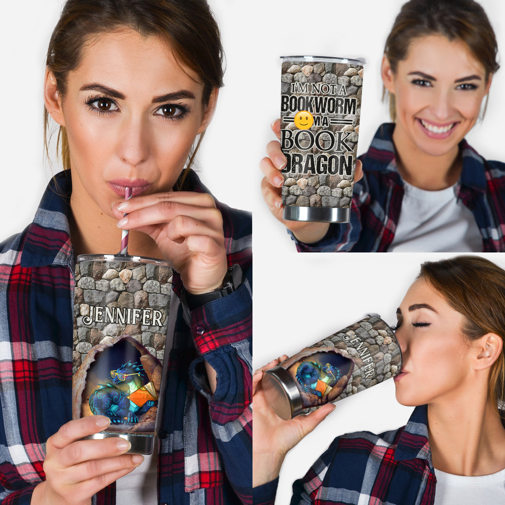 Love Reading Books - Personalized Book Tumbler