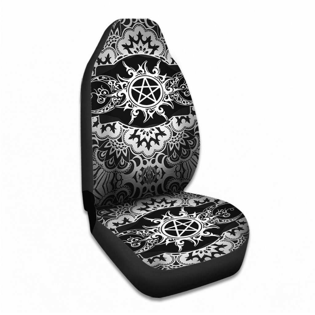 Triple Moon Wicca - Witch Seat Covers 0822