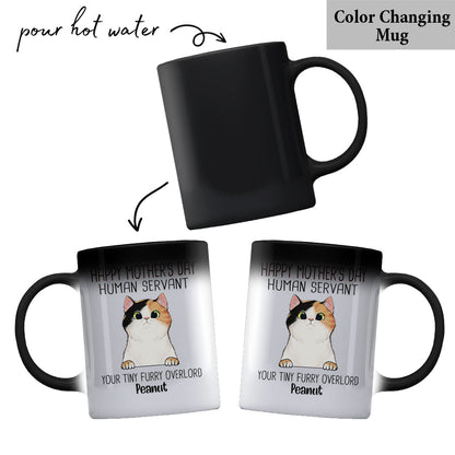 Human Servant - Personalized Cat Mug