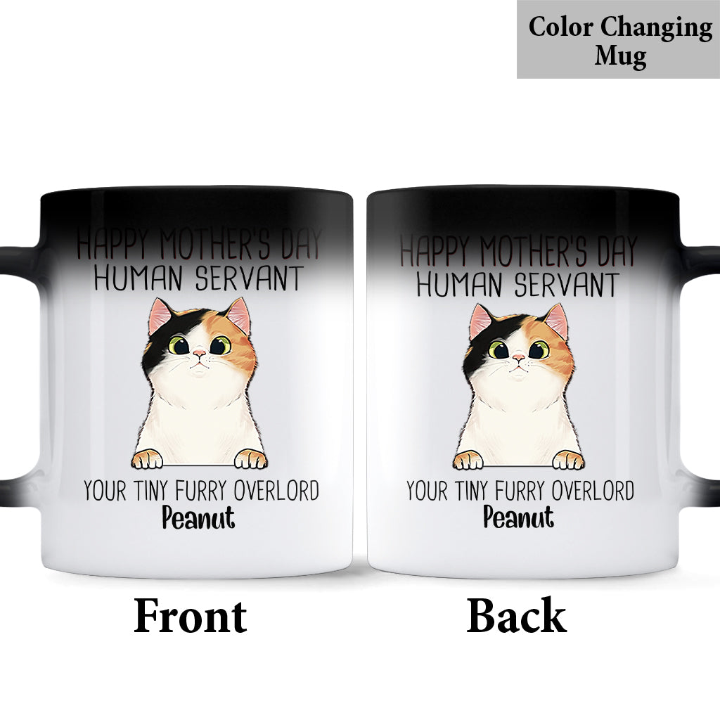 Human Servant - Personalized Cat Mug