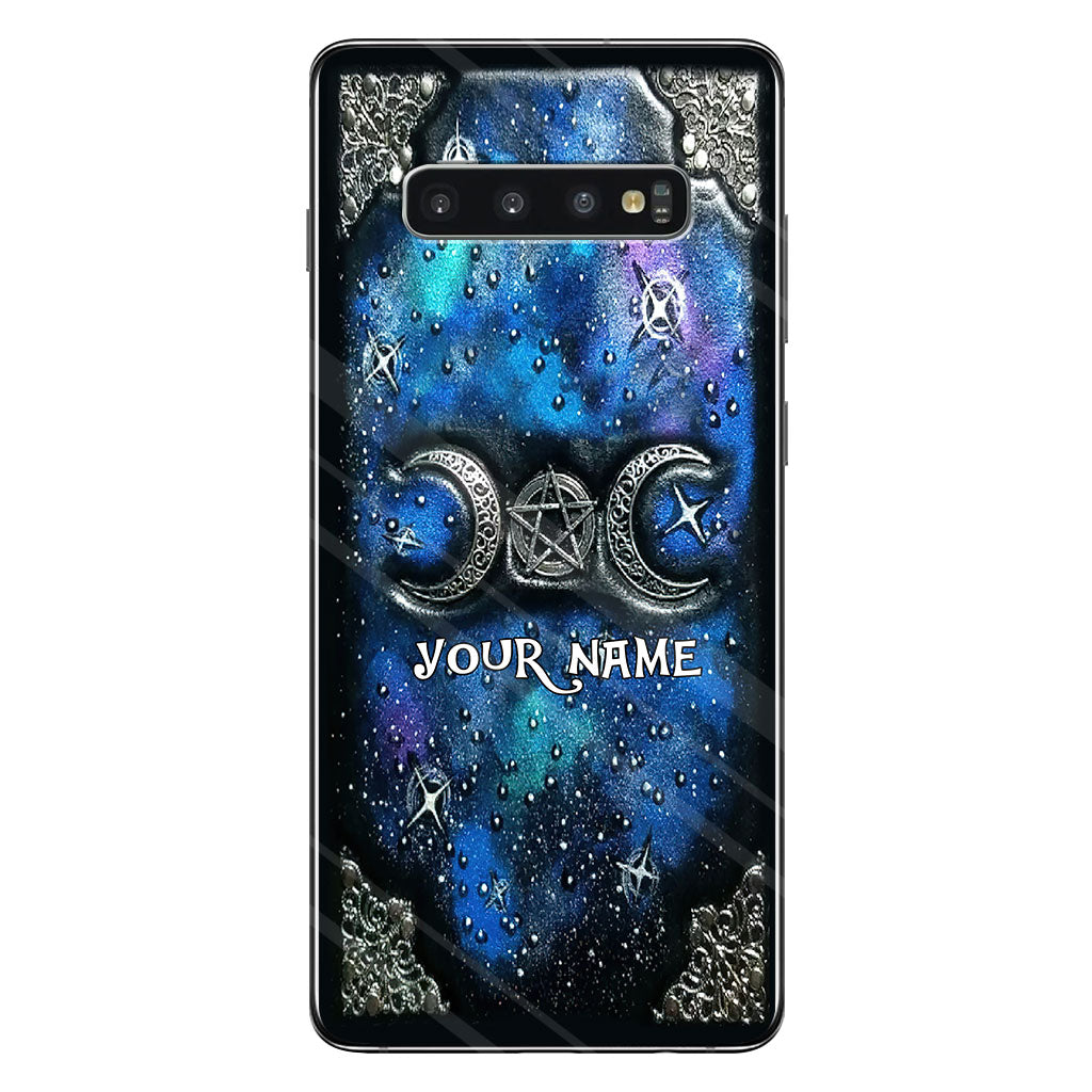 Tripple Moon Silver - Personalized Witch Phone Case