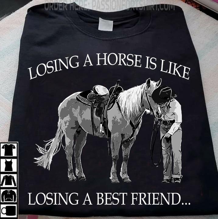 Best Friend Horse T-shirt and Hoodie 0523