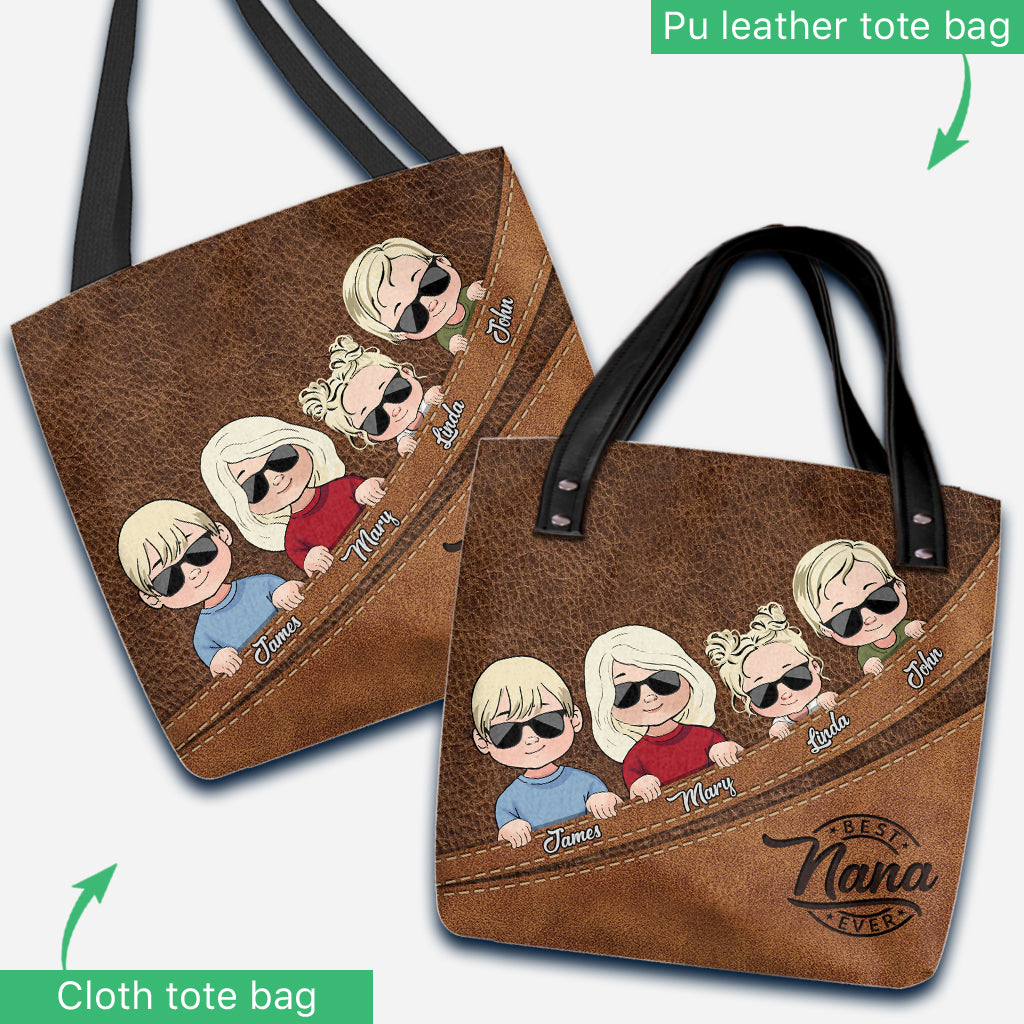 Best Grandma Ever - Personalized Grandma Tote Bag